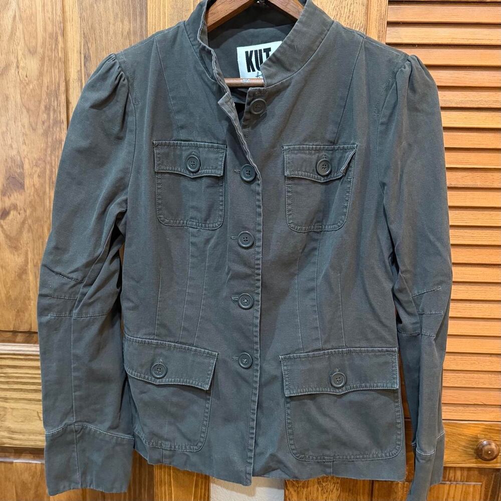 Green KUT utility style jacket